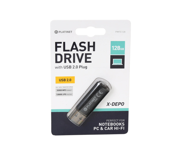PLATINET USB 2.0 X-Depo 128GB aluminiowa obudowa - 1457397 - zdjęcie 2
